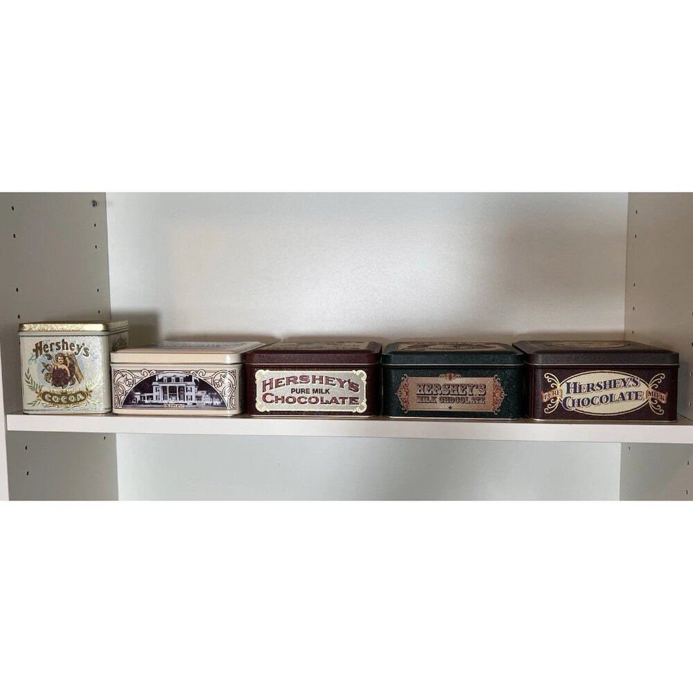 Hershey’s Colletable Tins Lot Of 5‎